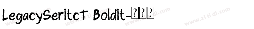 LegacySerltcT Boldlt字体转换